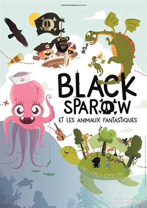 Affiche de Black Sparow et les animaux fantastiques