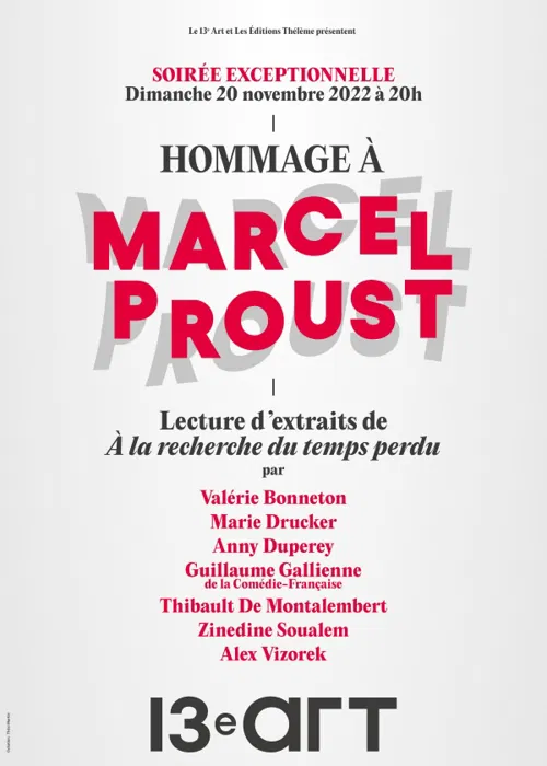 Affiche de Hommage à Marcel Proust
