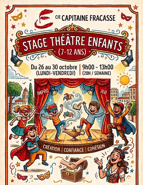 Affiche de Stage Théâtre enfants