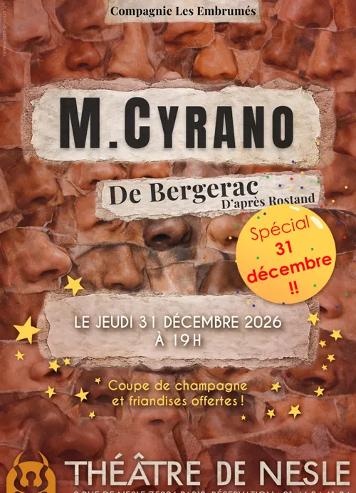 Affiche de M. Cyrano de Bergerac