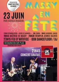 Massy en fête : Concert UK on the rocks & Feu d'artifice - 