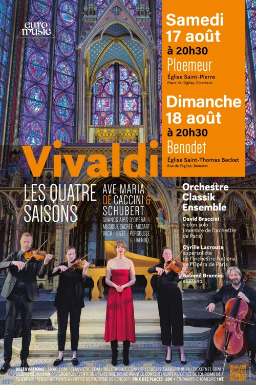 Affiche de Vivaldi : Les Quatre Saisons | Ploemeur