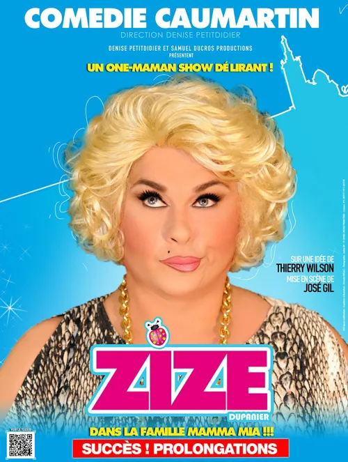 Affiche de Zize dans La Famille Mamma mia