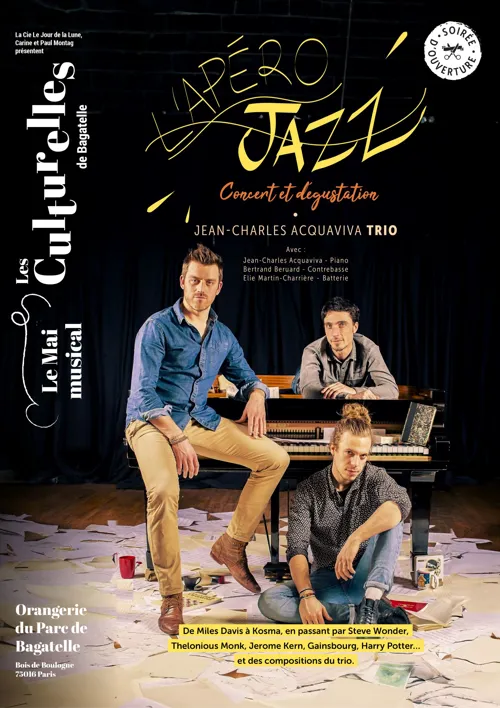 Affiche de L'Apéro Jazz : Jean-Charles Acquaviva Trio