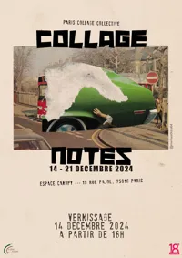Vernissage de l'exposition "Festival du Collage" du Paris Collage Collective - 
