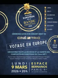 Palmarès Européen de la Musique de Film et concert : Voyage en Europe - 