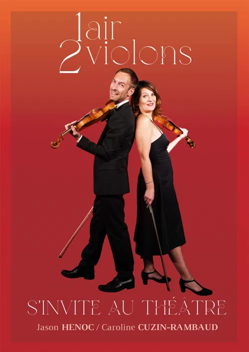 Affiche de 1Air2Violons s'invite au Théâtre