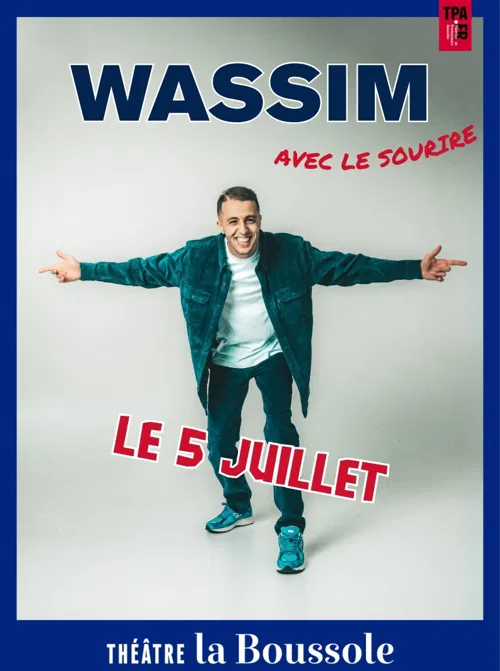 Affiche de Wassim avec le sourire