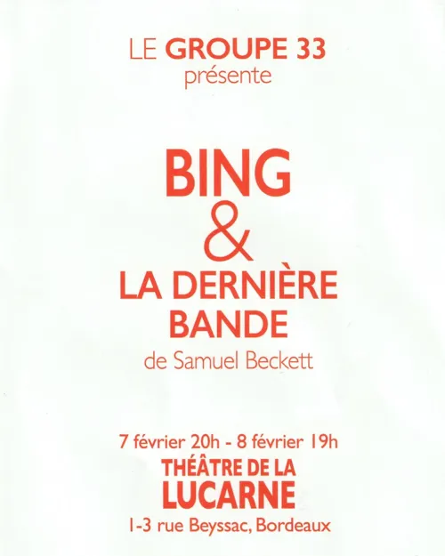 Affiche de Bing & La dernière bande