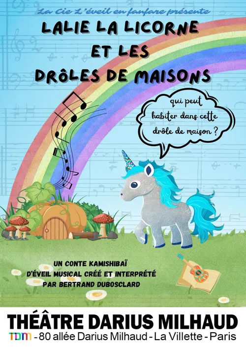 Affiche de Lalie la licorne et les drôles de maisons
