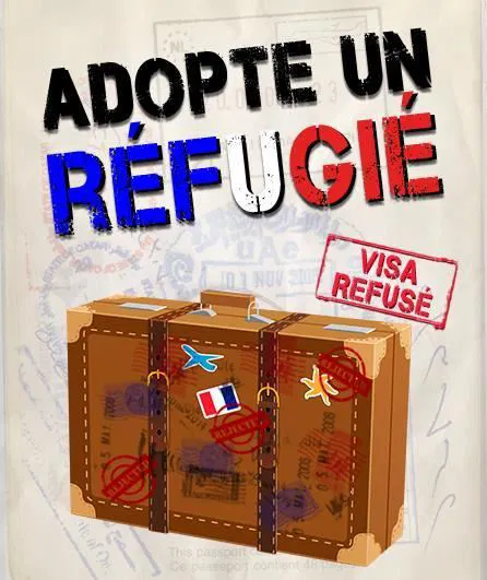 Affiche de Adopte un réfugié