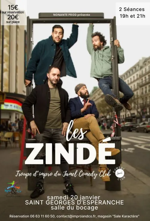 Affiche de Les Zindés, la troupe du Jamel Comedy Club