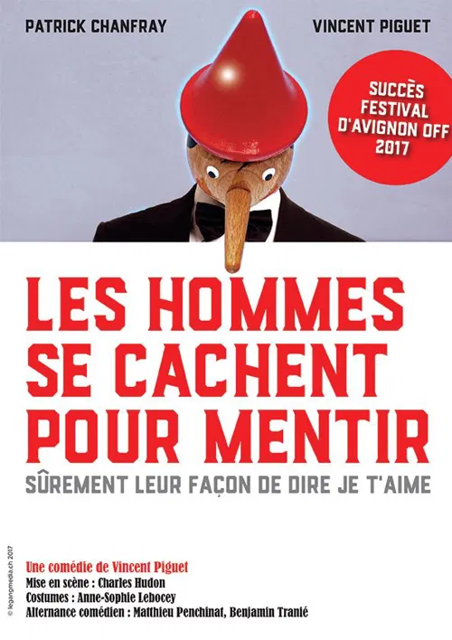 Affiche de Les hommes se cachent pour mentir