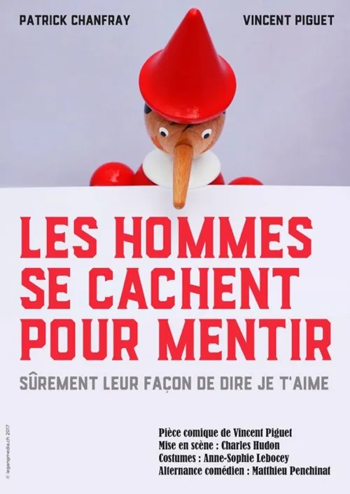 Affiche de Les hommes se cachent pour mentir