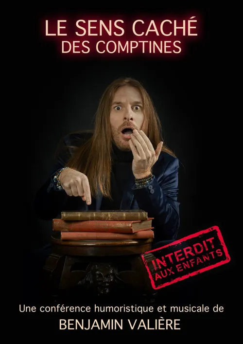 Affiche de Benjamin Valière dans Le sens caché des comptines