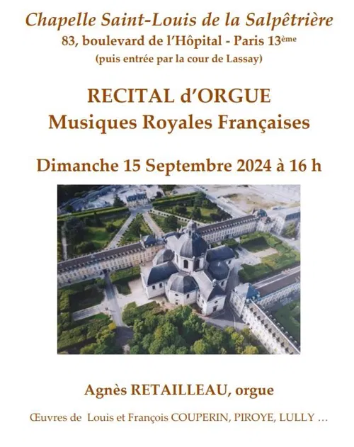 Affiche de Récital d'orgue : Agnès Retailleau