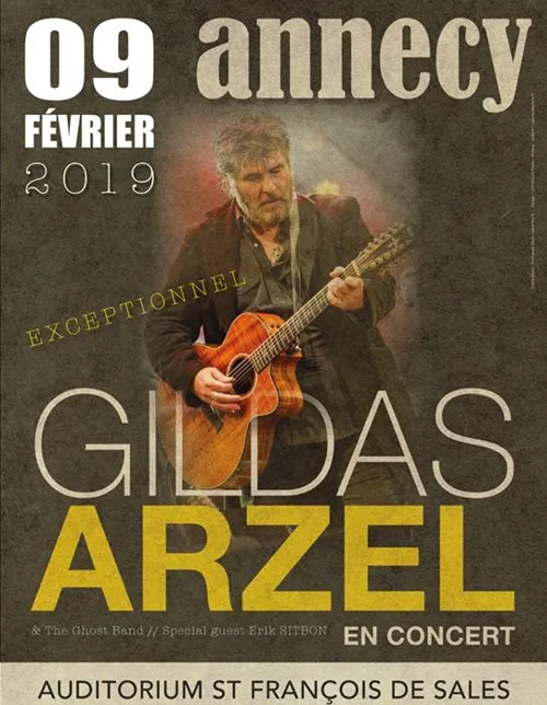 Affiche de Gildas Arzel & The Ghost Band, Erik Sitbon