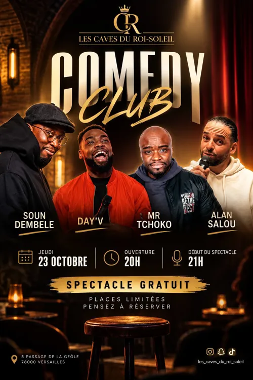 Affiche de Les caves du roi Comedy Club