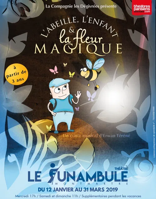 Affiche de L'abeille, l'enfant et la fleur magique