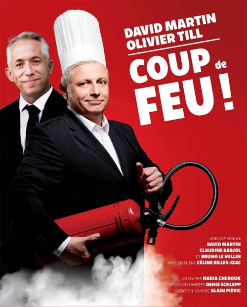 Affiche de David Martin et Olivier Till dans Coup de feu !