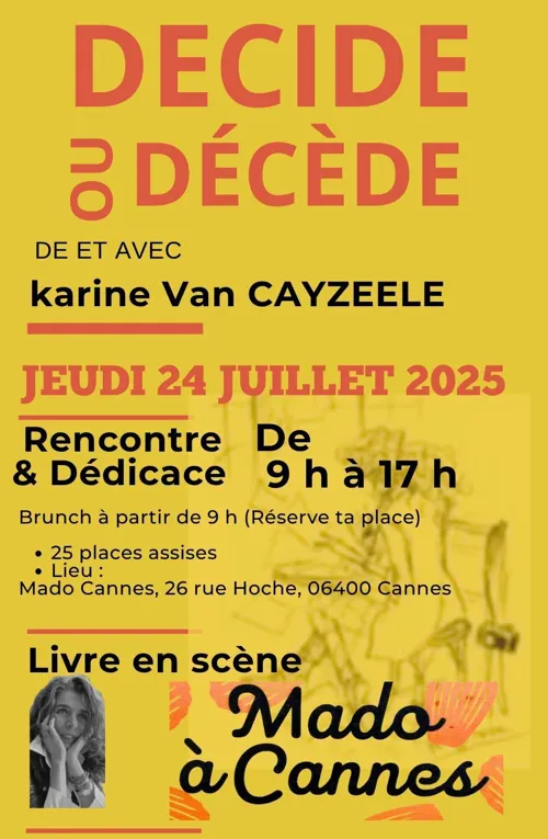 Affiche de Rencontre dédicace : livre en scène