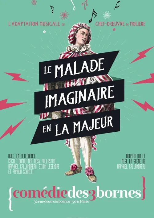 Affiche de Le malade imaginaire en la majeur