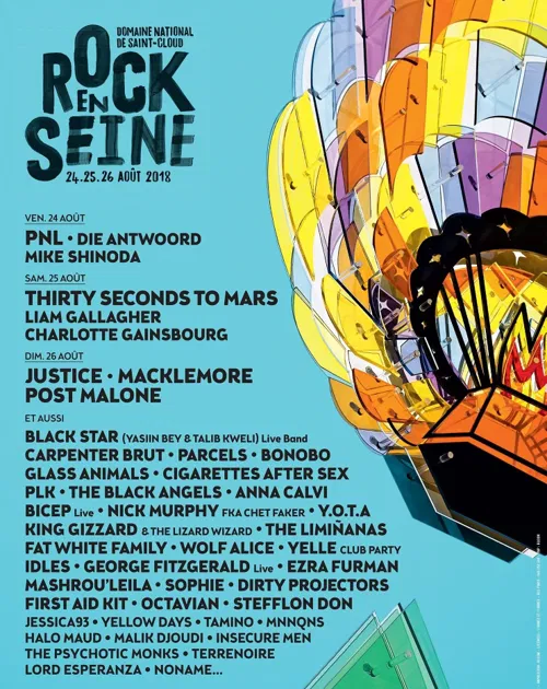 Affiche de Rock en seine : Pass Dimanche