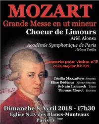 Grande Messe en ut mineur de Mozart - 