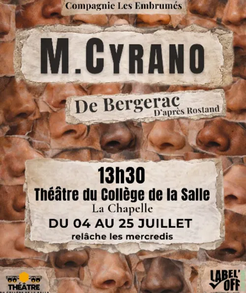 Affiche de M.Cyrano de Bergerac