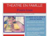 Cours de théâtre en famille - 