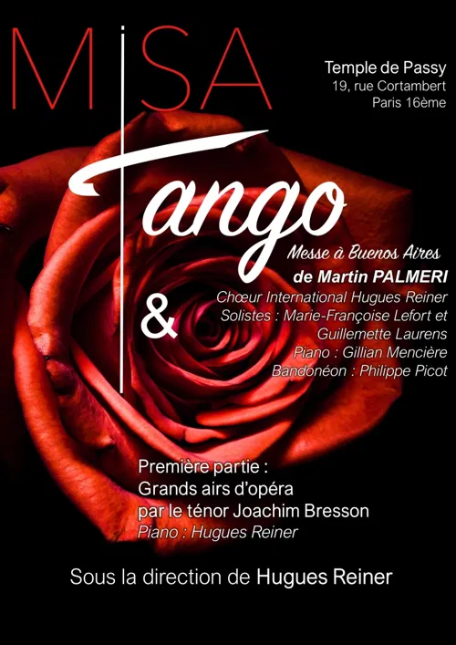 Affiche de MisaTango de Palmeri