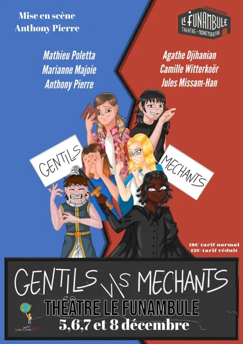 Affiche de Gentils vs méchants