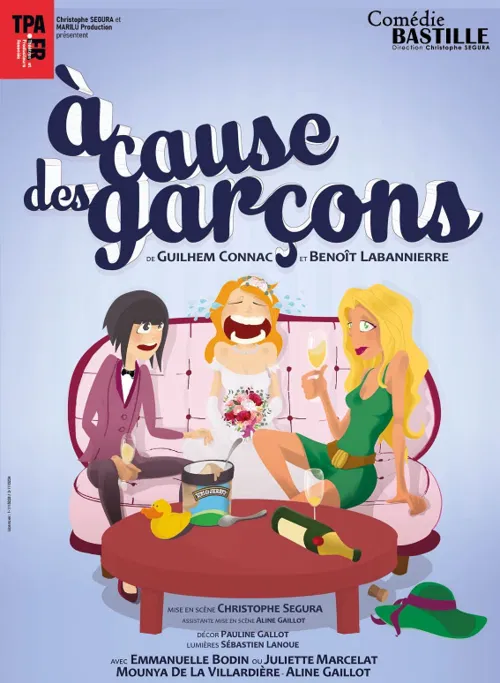 Affiche de À cause des garçons