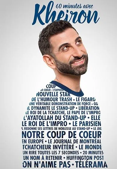 Affiche de Kheiron dans 60 minutes avec Kheiron
