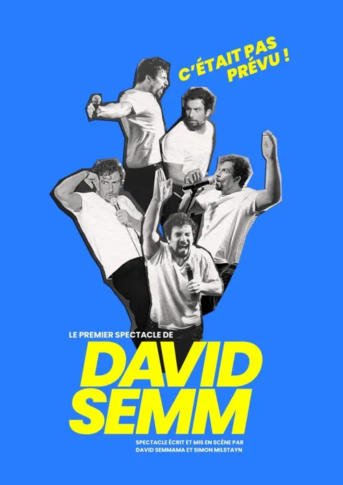 Affiche de David Semm dans C'était pas prévu