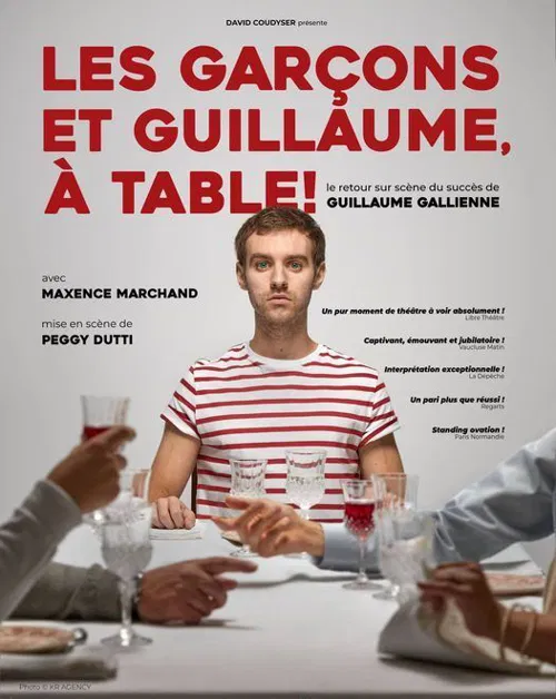 Affiche de Les garçons et Guillaume, à table !