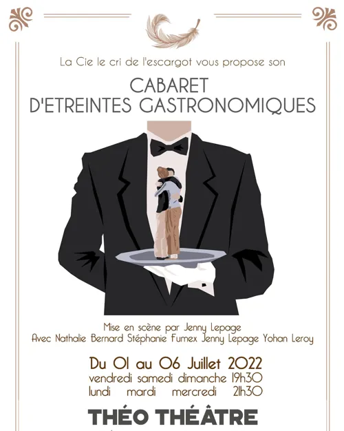 Affiche de Cabaret d'étreintes gastronomiques