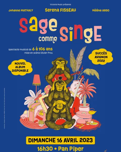 Affiche de Sage comme singe