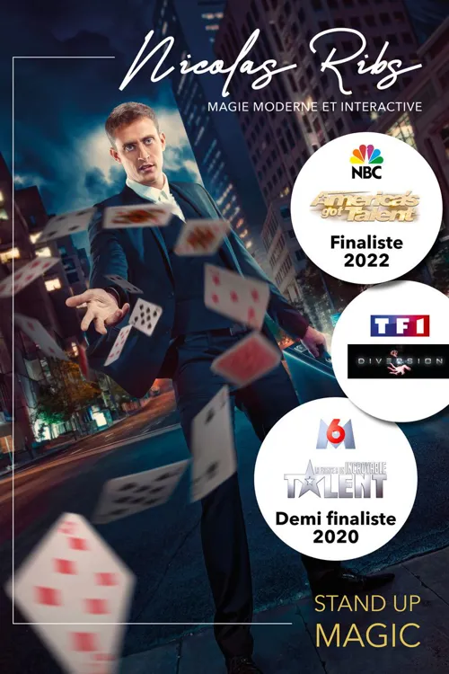 Affiche de Nicolas Ribs dans Stand up Magic