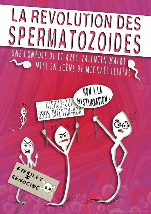 Affiche de Valentin Maerte dans La révolution des spermatozoïdes