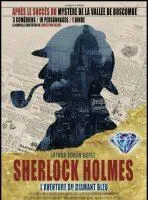 Affiche de Sherlock Holmes et l'aventure du diamant bleu