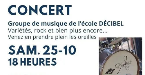 Affiche de Concert décibel