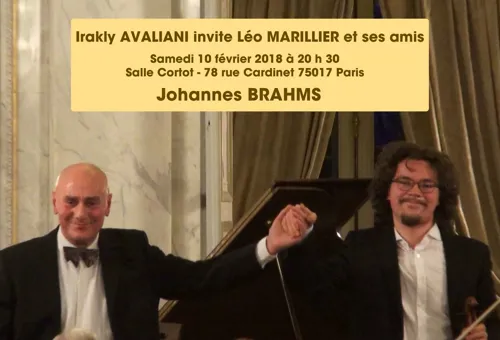 Affiche de Johannes Brahms par Irakly Avaliani et Léo Marillier