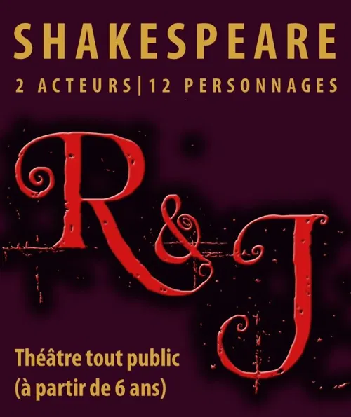 Affiche de Roméo et Juliette | Variation pour deux acteurs