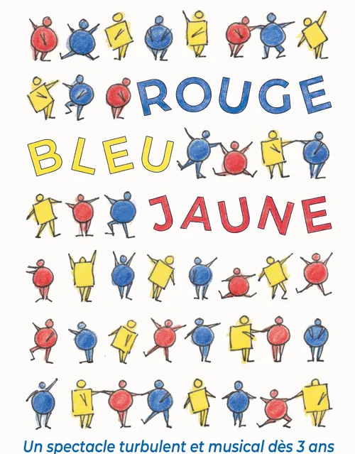 Affiche de Rouge Bleu Jaune