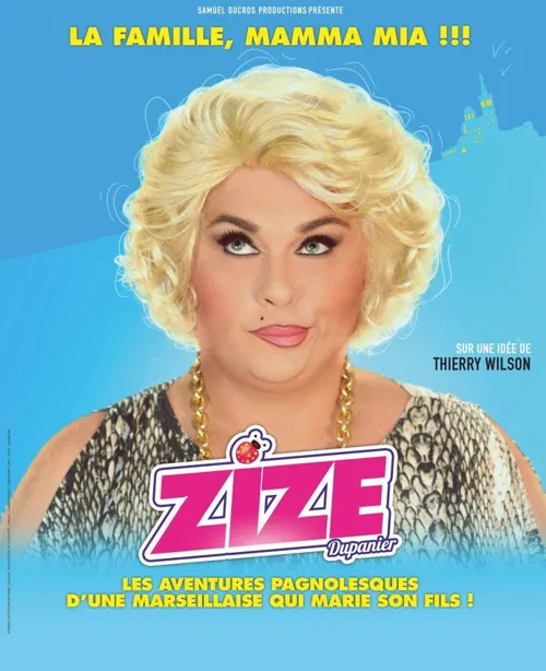 Affiche de Zize dans La famille, Mamma Mia !