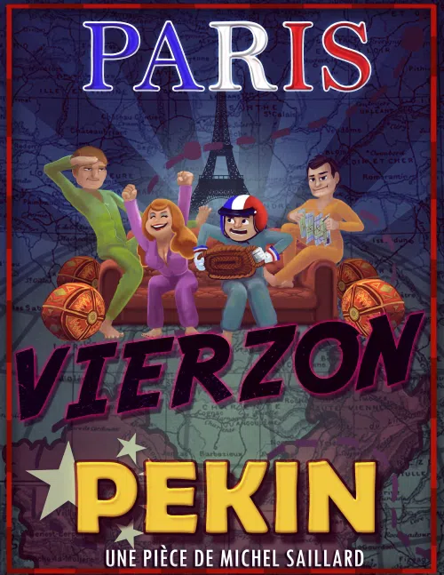 Affiche de Paris Vierzon Pekin