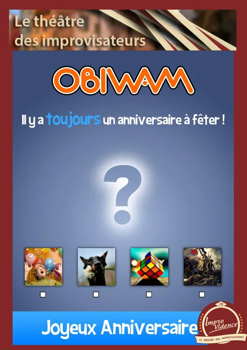 Affiche de Joyeux Anniversaire !