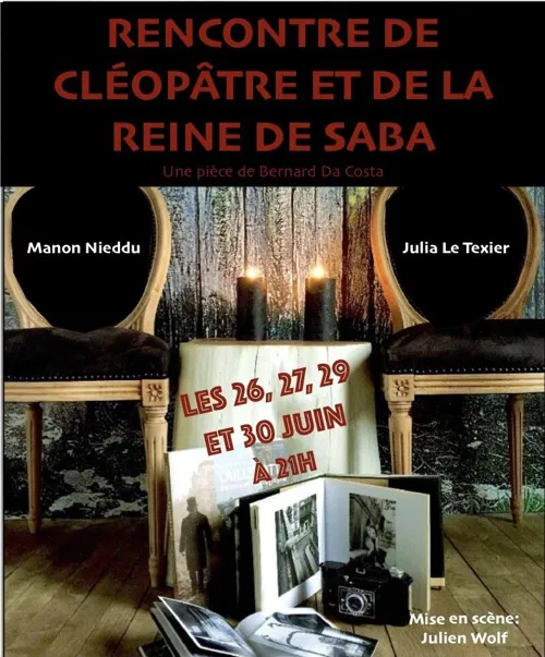 Affiche de Rencontre de Cleopatre et de la Reine de Saba