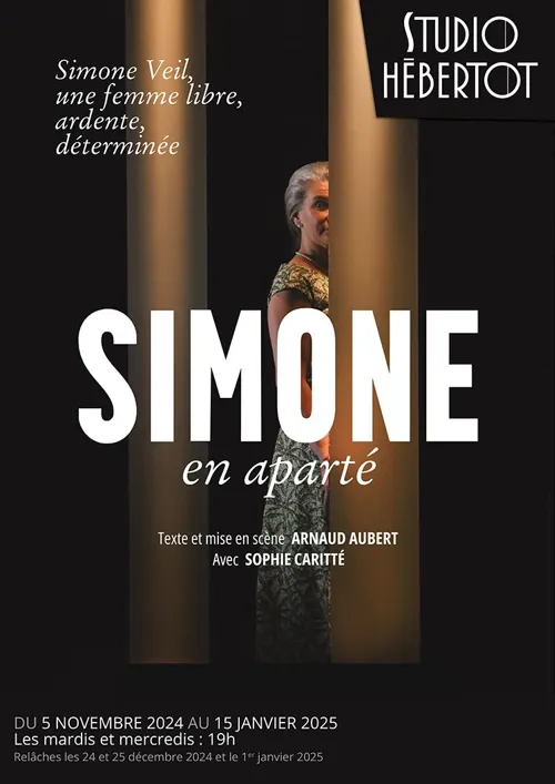 Affiche de Simone en aparté